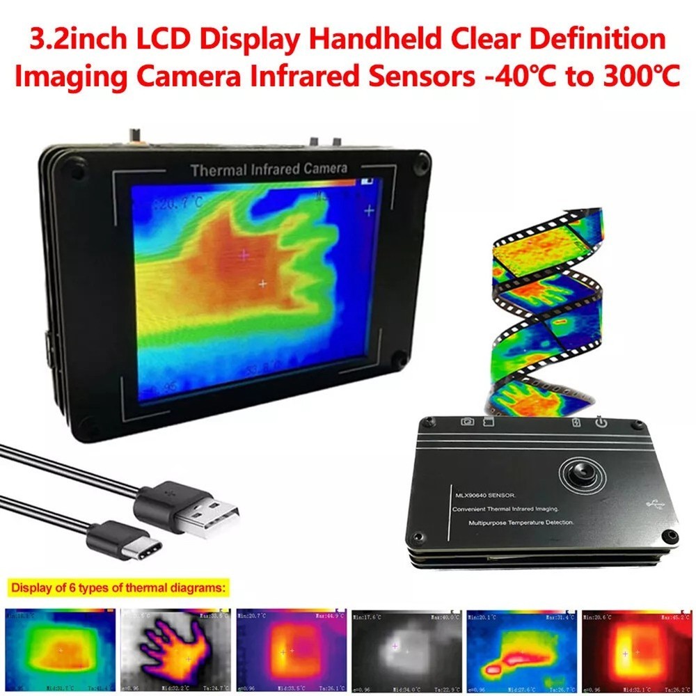 Thermal Imager with Built in Flash Chip for Image Storage and Transfer