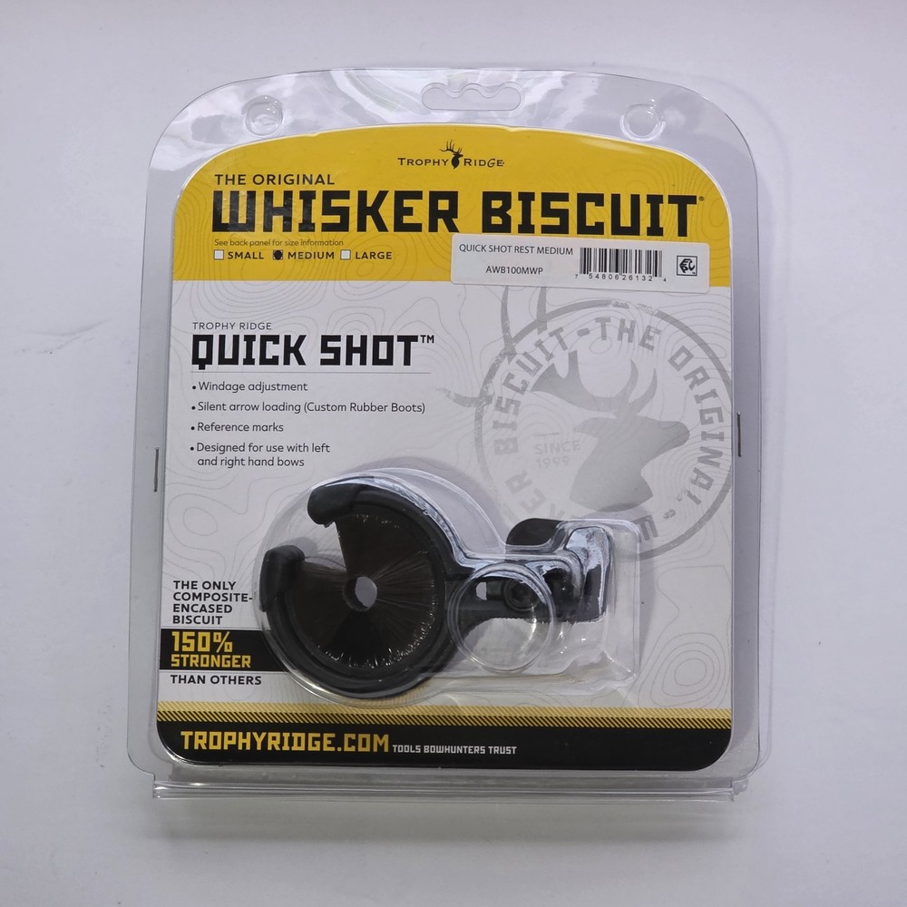 Trophy Ridge Whisker Biscuit Quick Shot Medium NEW