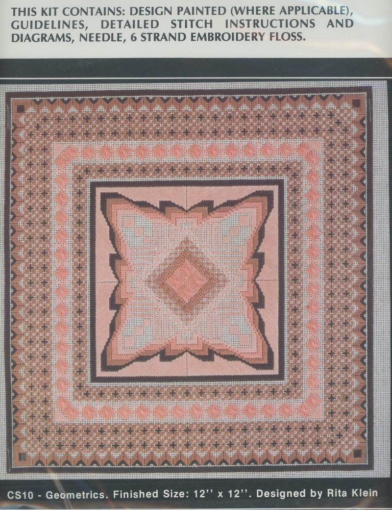 Mazaltov's Open Canvaswork Geometrics Needlework Kit
