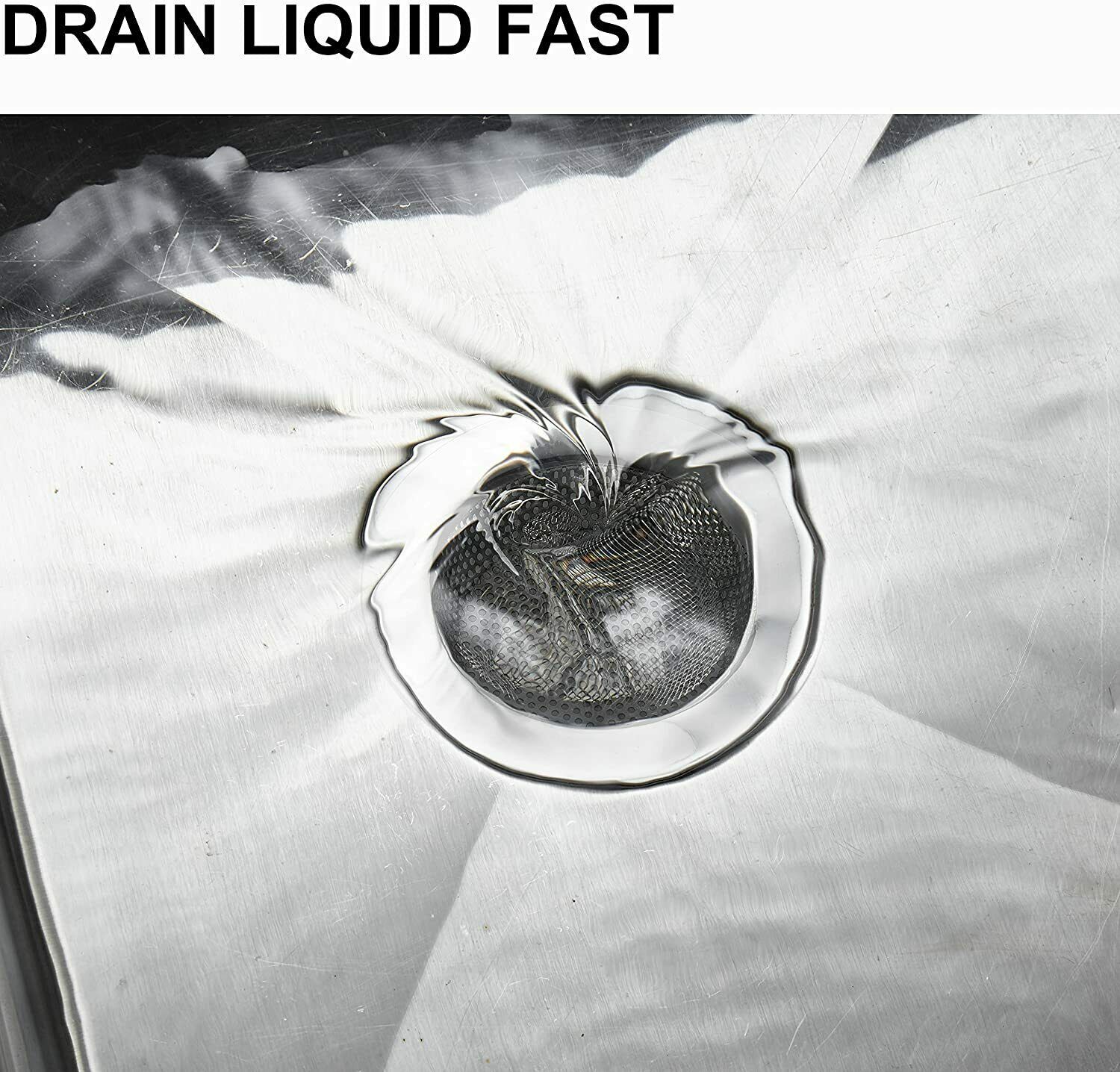 4/2pc 4.5" Kitchen Sink Strainer Stopper Stainless Steel Drain Basket Waste Plug