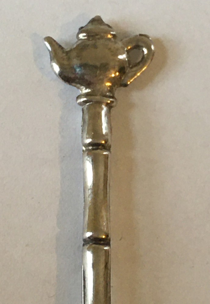 Tiny Teapot Vintage Souvenir Spoon Collectible
