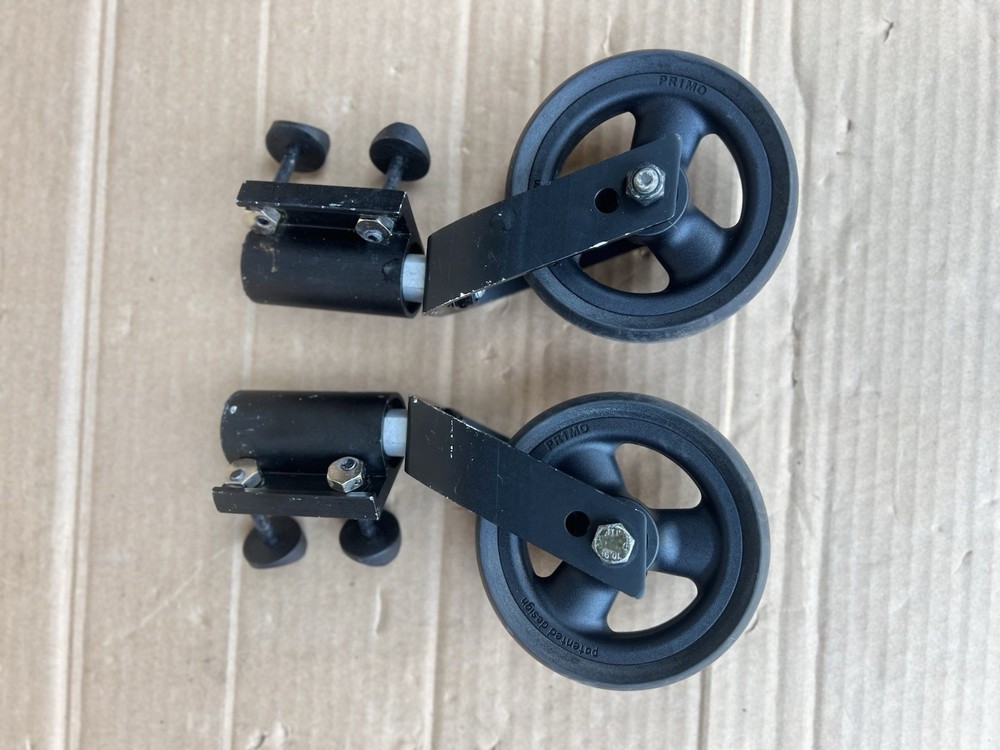 Pair KI Mobility Catalyst 5VX Wheelchair 4” Caster Wheels & 7” Fork #112