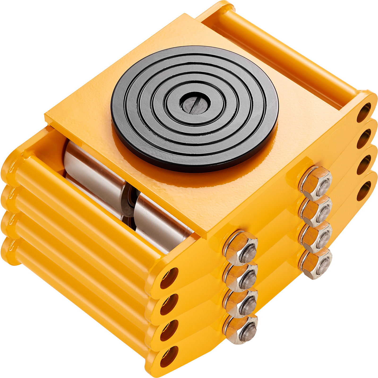 VEVOR 4PCS Machinery Skate Dolly Mover Skate 26455LBS/12T 4 Carbon Steel Wheels