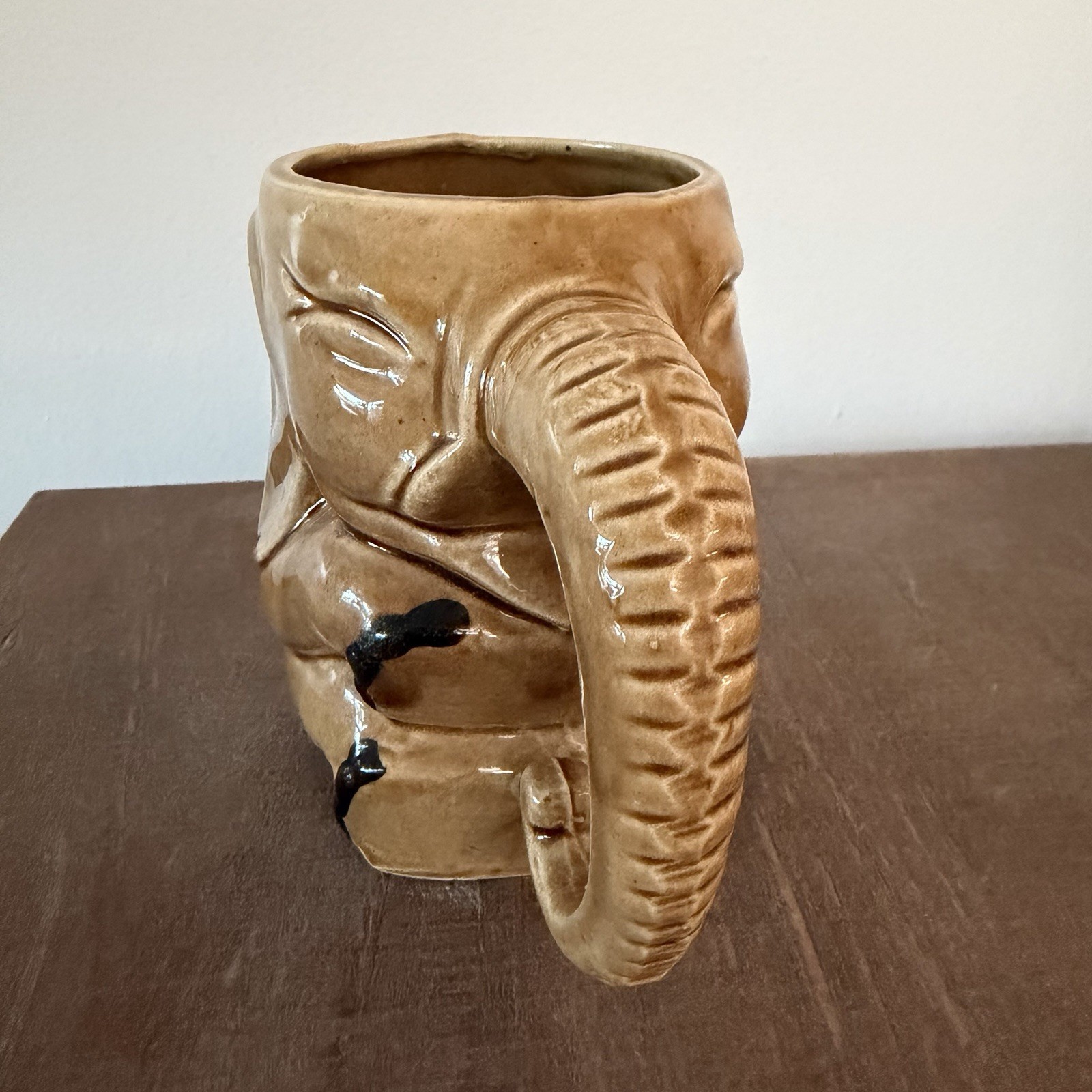 Vintage Happy Elephant Coffee Mug Cup Made In Occupied Japan