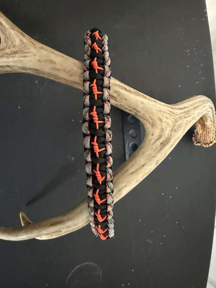 Black, Grey, Orange Bow Wrist Sling