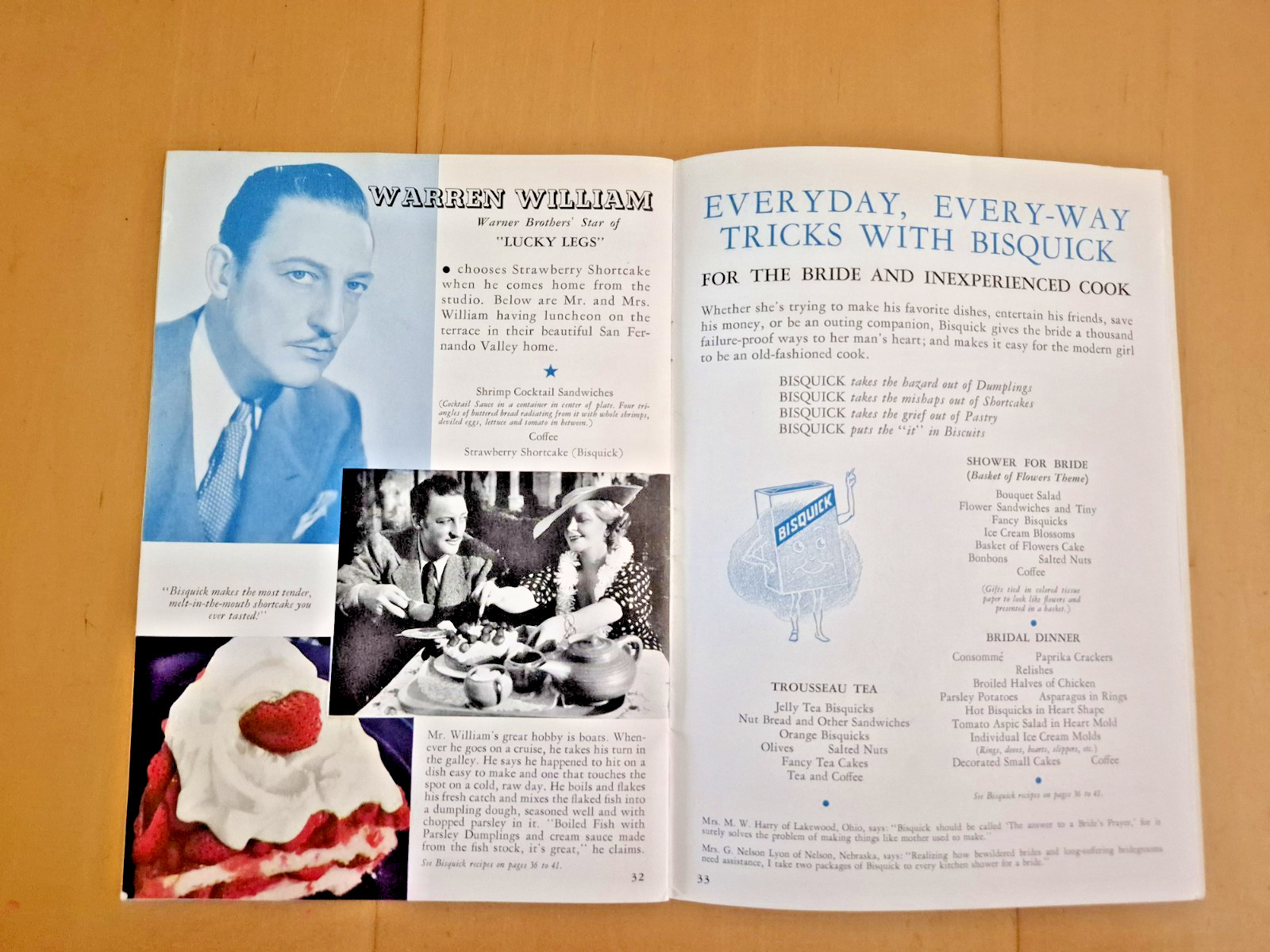 Vintage 1935 Bisquick HOW TO TAKE A TRICK A DAY WITH BISQUICK recipe booklet