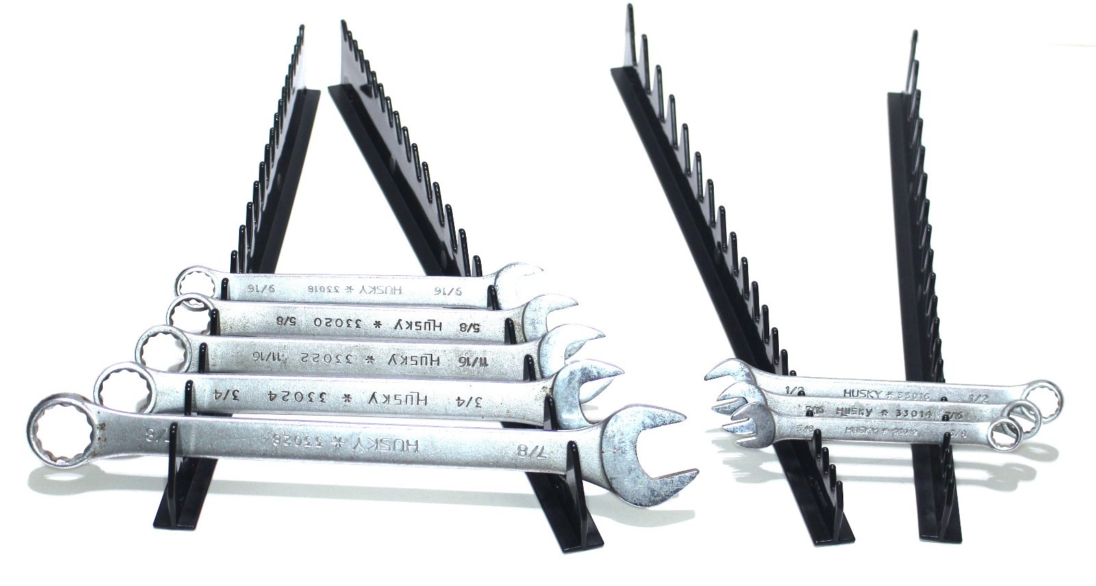 Wrench Holder Rail Set Holds 40 Tools Hand Storage Wrench Organizer