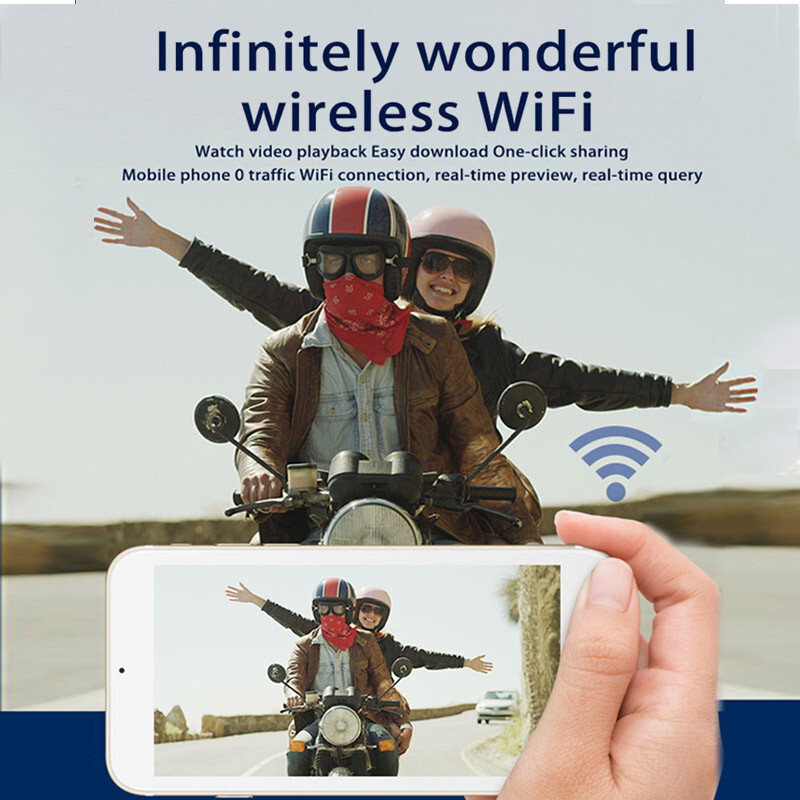 Pro Bluetooth Motorcycle Camera+Helmet Headset Intercom