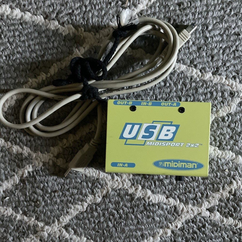 M-Audio Midiman USB MIDISPORT 2x2 Interface Only       Working