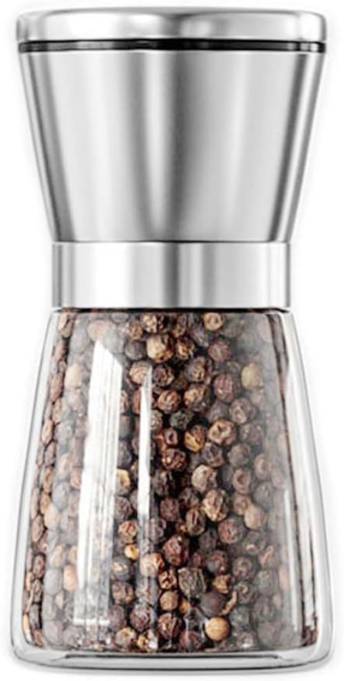 Professional Manual Grinder- Glass Pulverizer with Ceramic Core-Adjustable Ro...