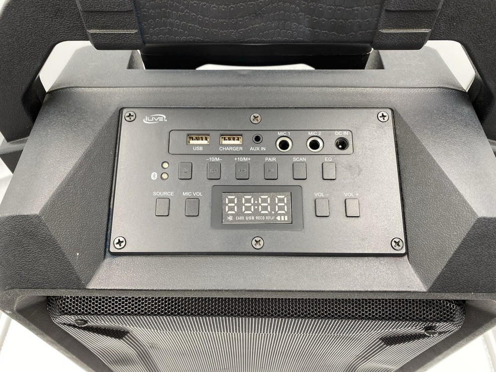 iLive ISB659B Bluetooth Wireless Tailgate Party Roller Speaker