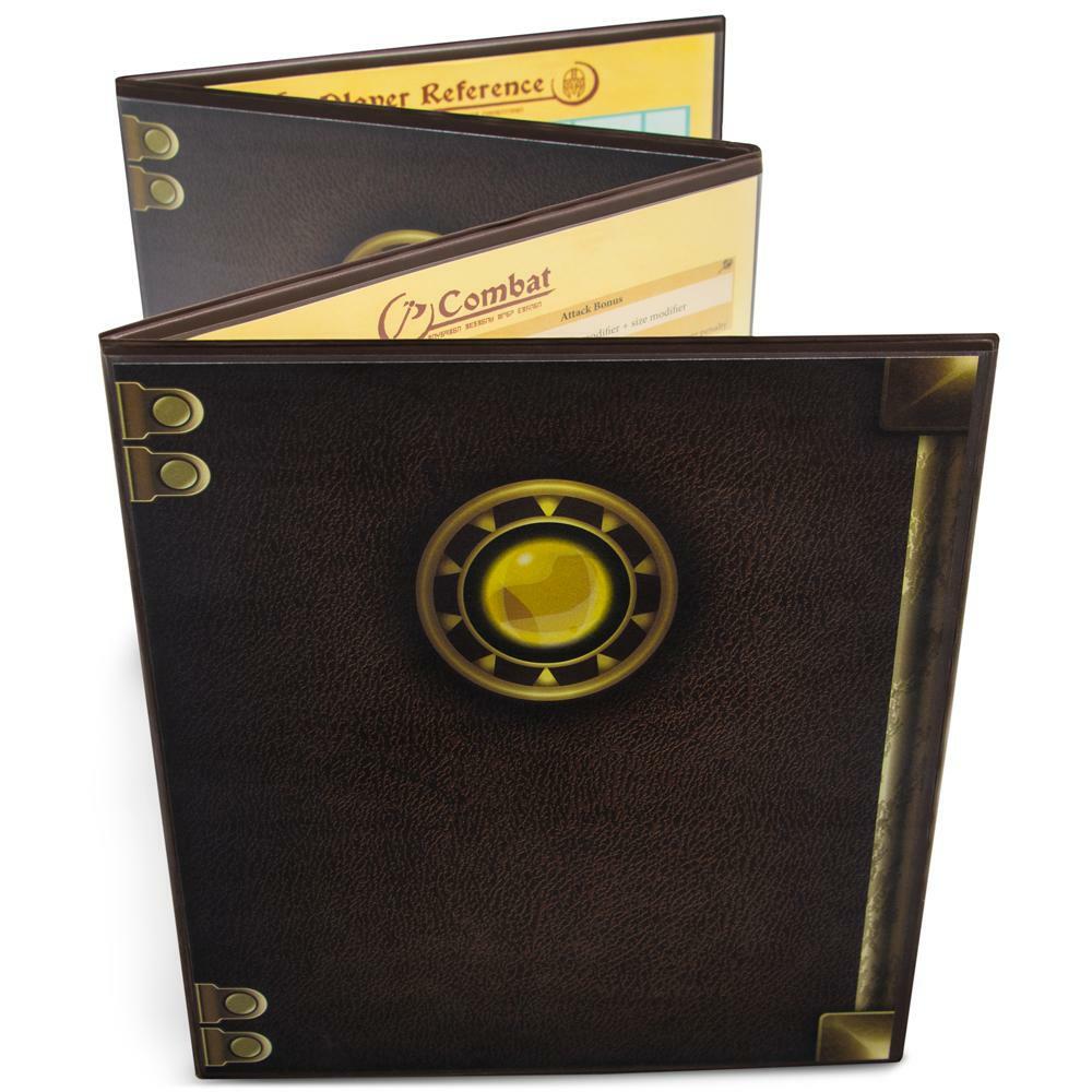 The Master'S Tome Customizable Dm Screen, Brown Grpg-004