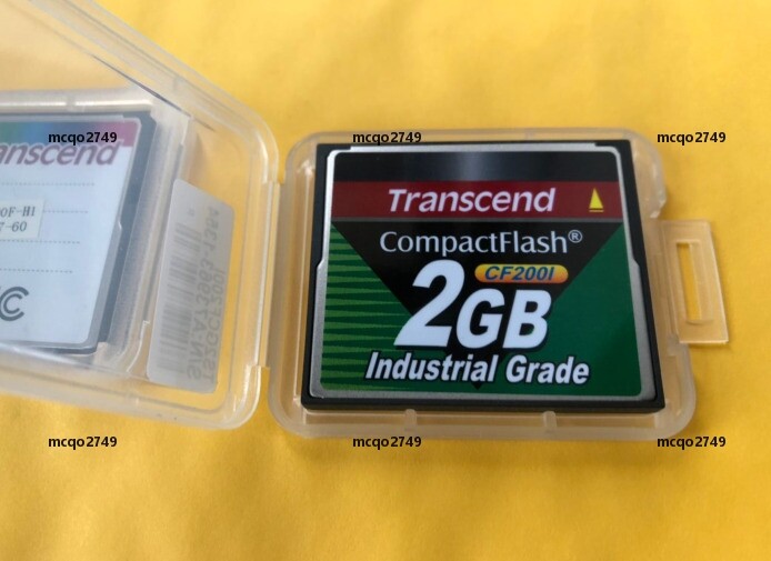 2PCS Transcend CompactFlash 2GB CF200I Industrial Grade CF Card