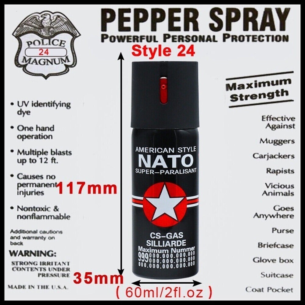 5 Pack Pepper Spray Self-Defensive Security Body Protect