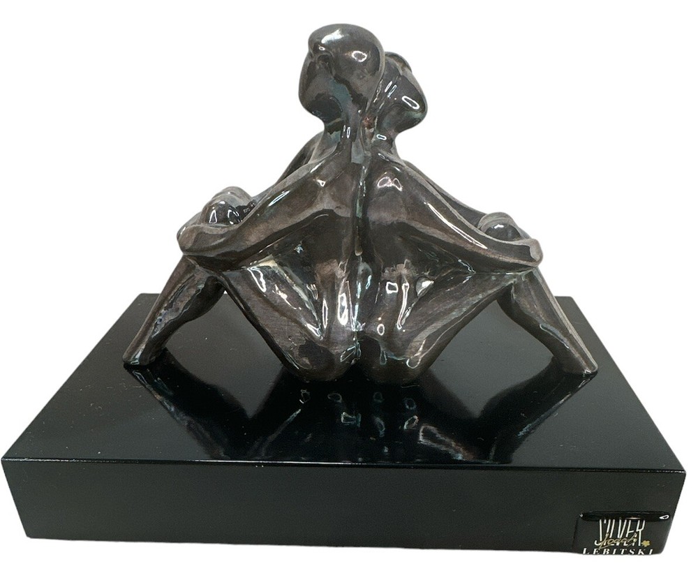 Silver Touch Lebitski Sterling Silver Electroform Figurine Vintage