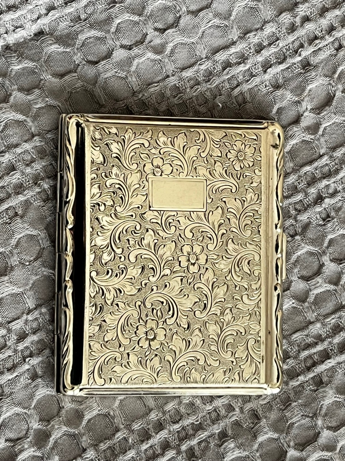 Vintage Silver Alpaca Cigarette Case