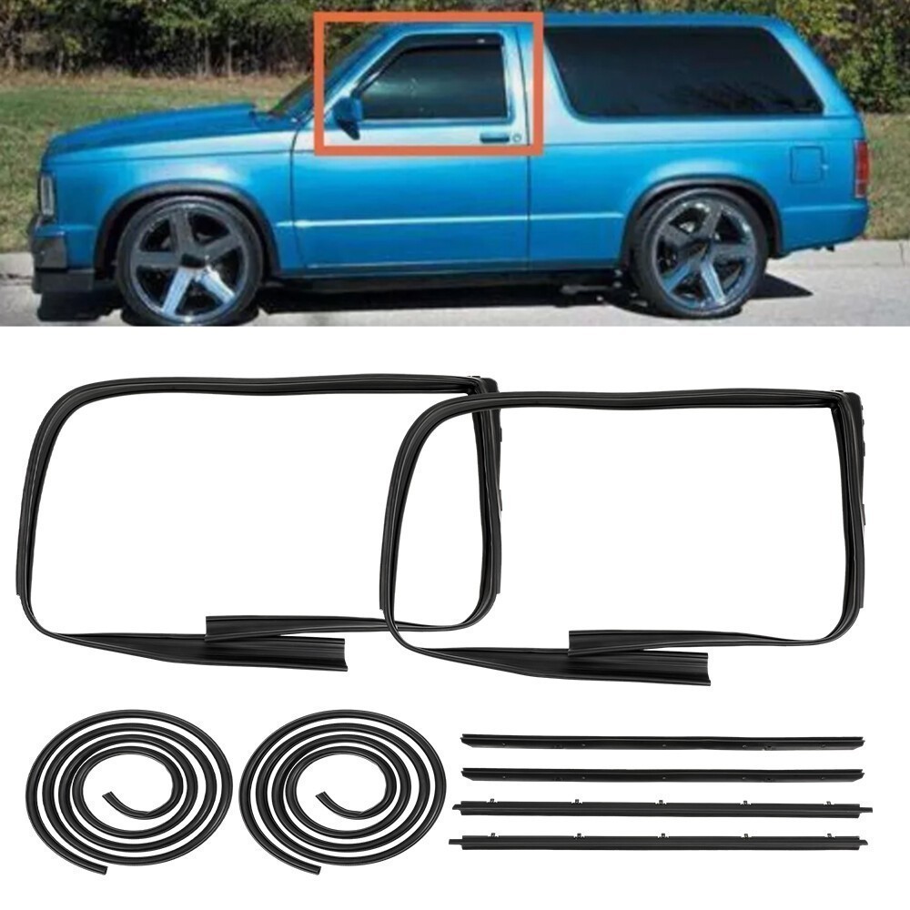 US Rubber Door Weatherstrip Seal Kit For 83-94 Chevy S10 Blazer GMC S-15 */L