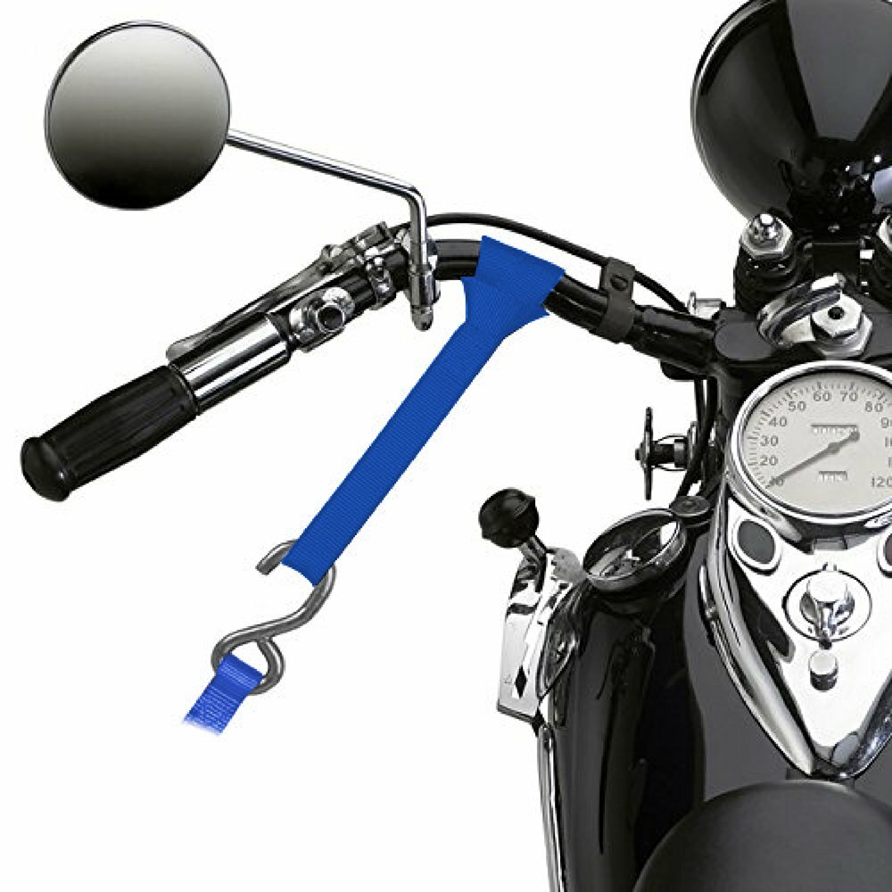 6-Pack Soft Loop Tie Down Pull Grab Straps 4500LBS Heavy Duty For Motorcycle ATV