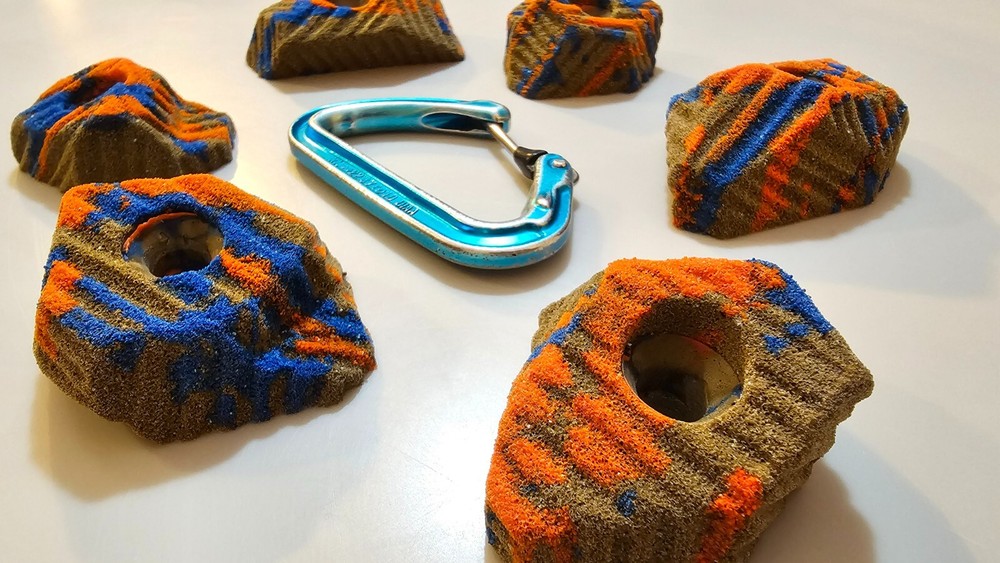 CUSTOM Rock Climbing Hold set Made to Order, Grooved Knobs 100% Unique Pour Set