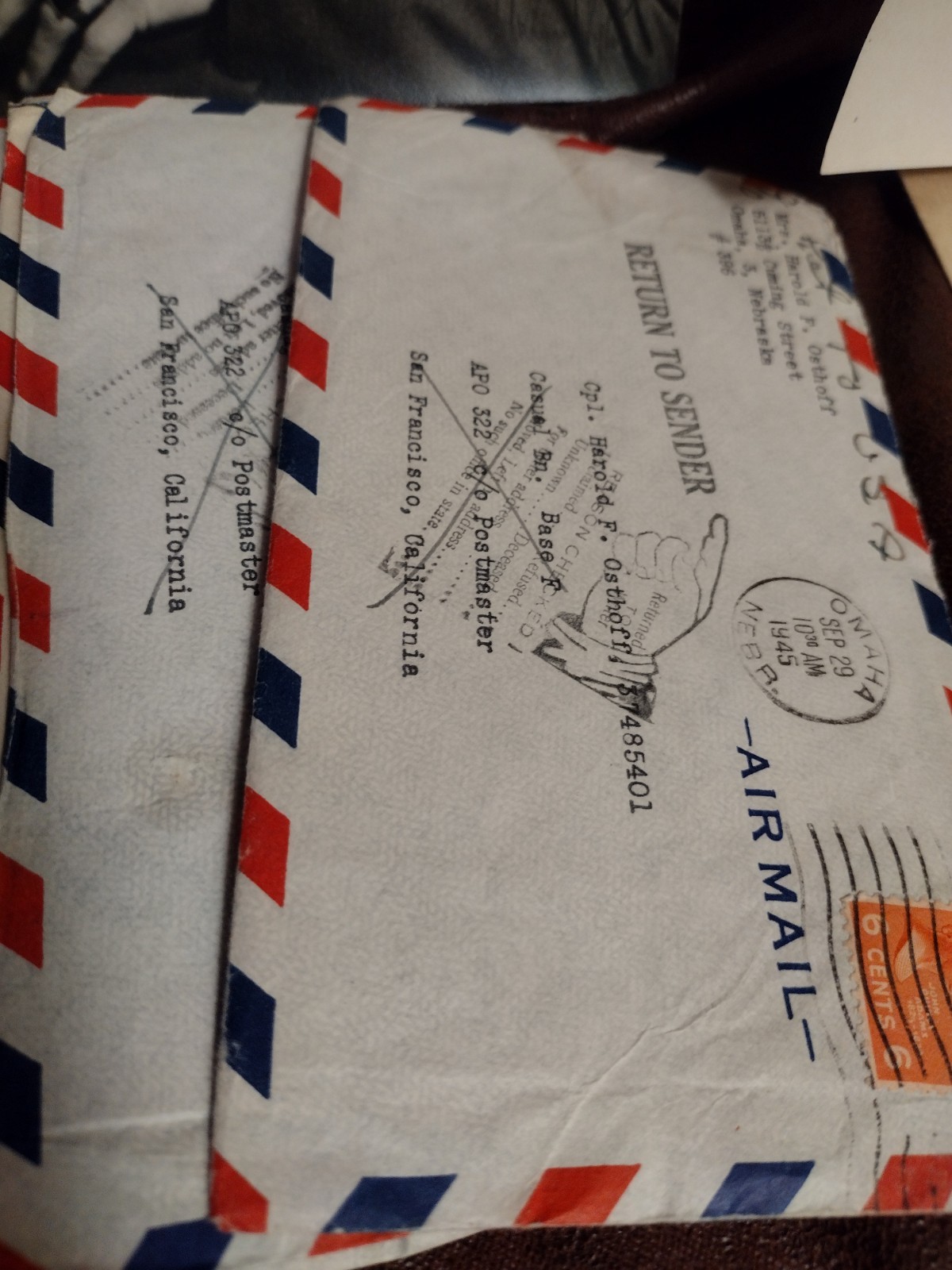 WW2 US Army Corporal /Photos/Letters , Discharge Papers , Pictures . Etc