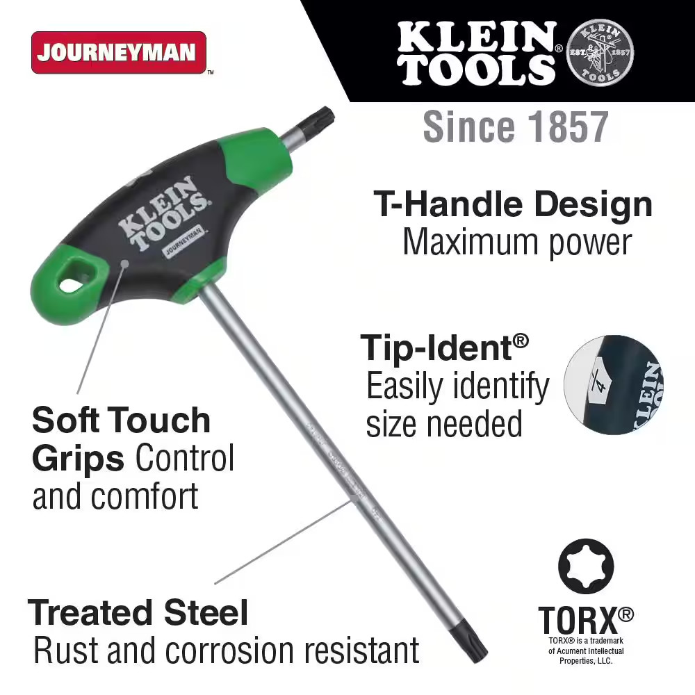 T30 Torx 6 In. Journeyman T-Handle
