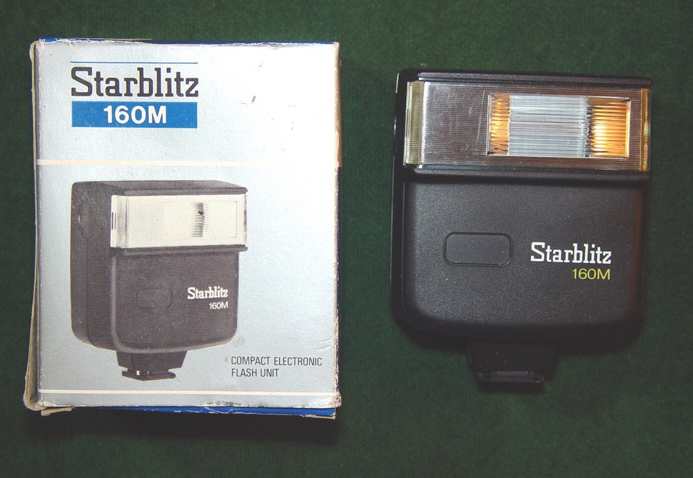 STARBLITZ 160M Compact Electronic Flash in Original Box - WORKING Tested