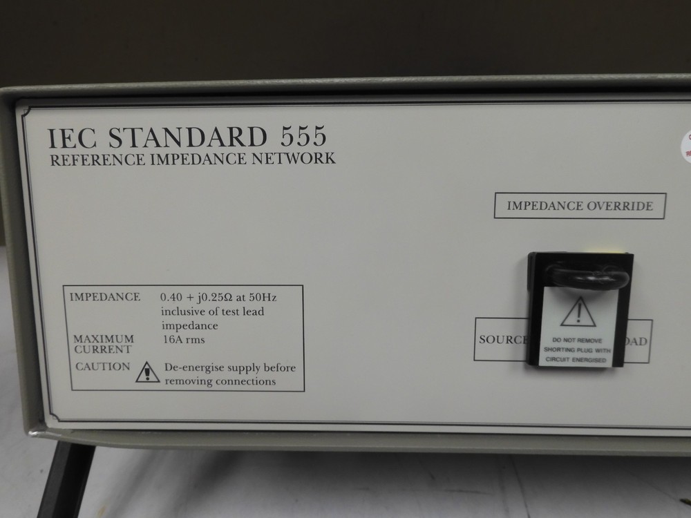 Voltech IEC Standard 555 - Reference Impedance Network - QF34