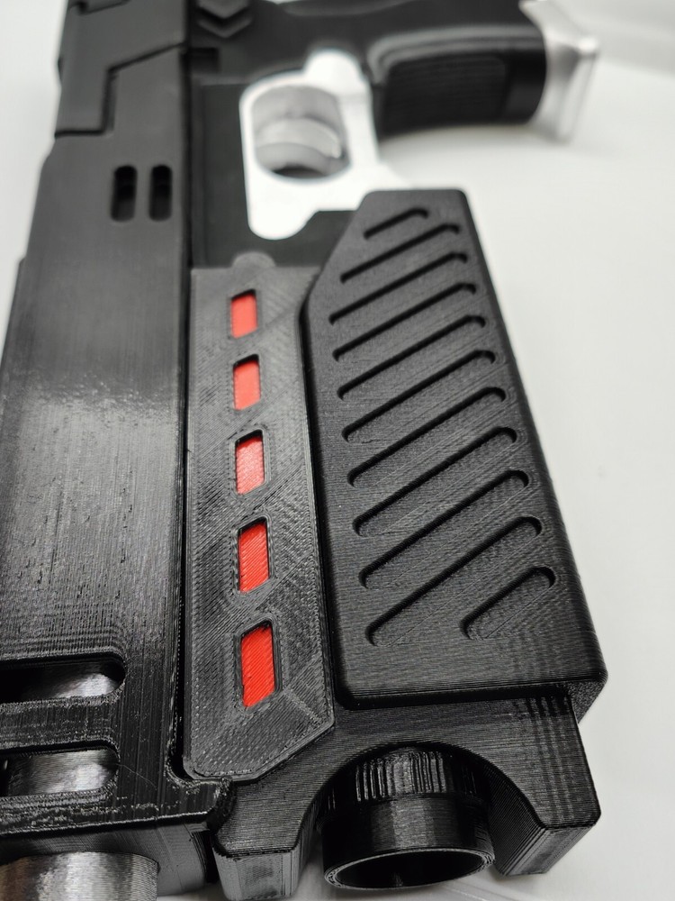 Judge Dredd Lawgiver MK2 Style Prop – 3D Printed & Painted Display Model