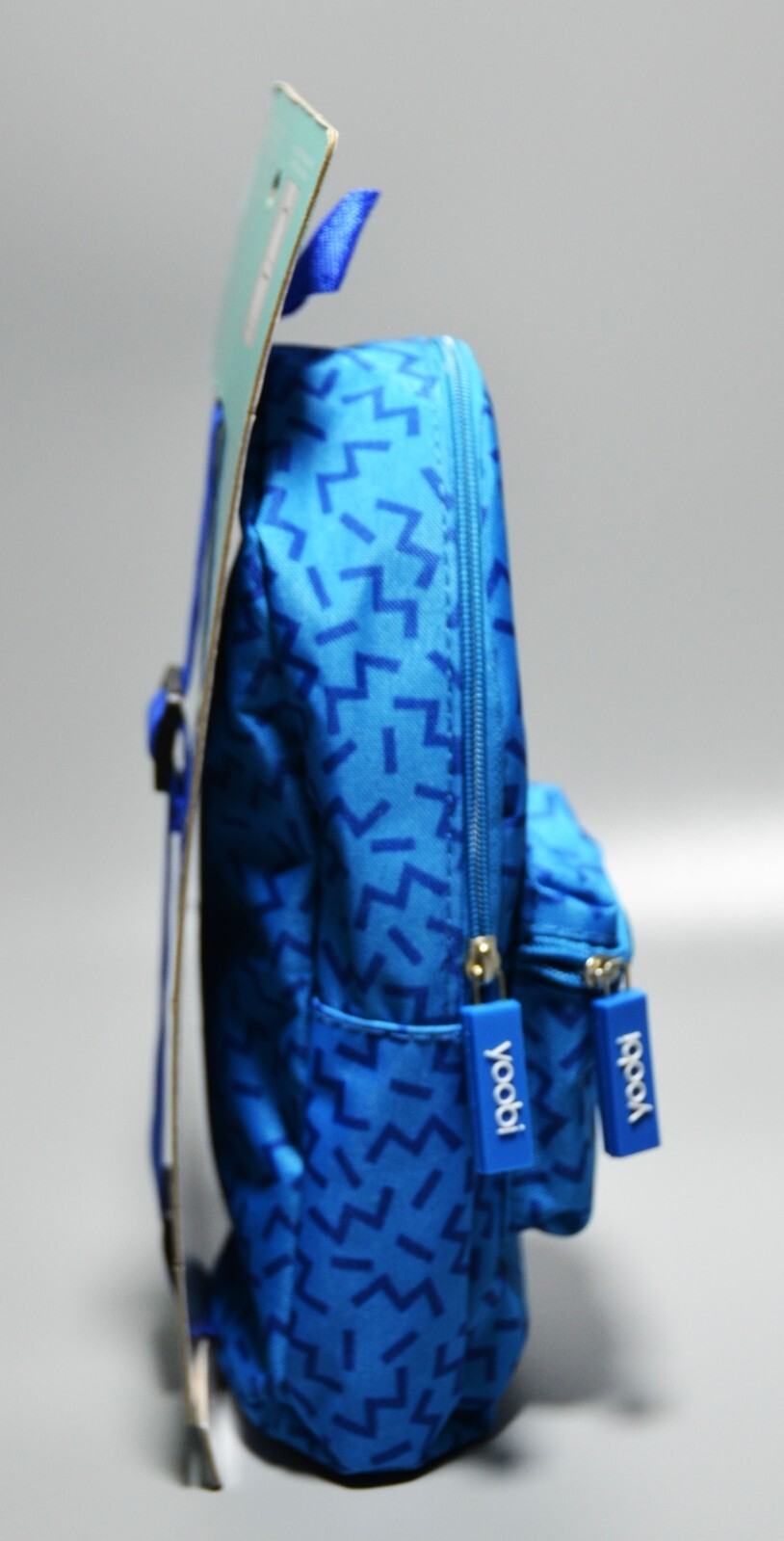 Yoobi Backpack Pencil Case Blue Abstract And 24 Pack No 2 Pencils Multicolor