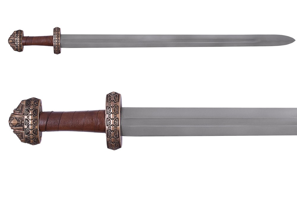 Viking Sword (Eigg Island) with leather grip