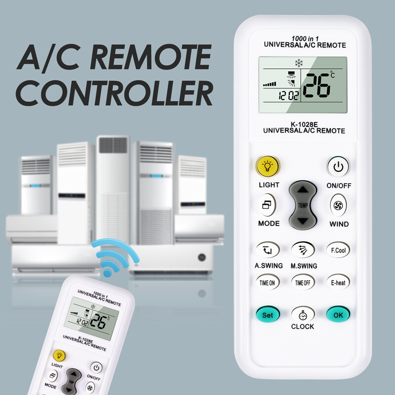 2X Universal A/C Air Conditioning Remote Control Replacement for 1000 Multibrand