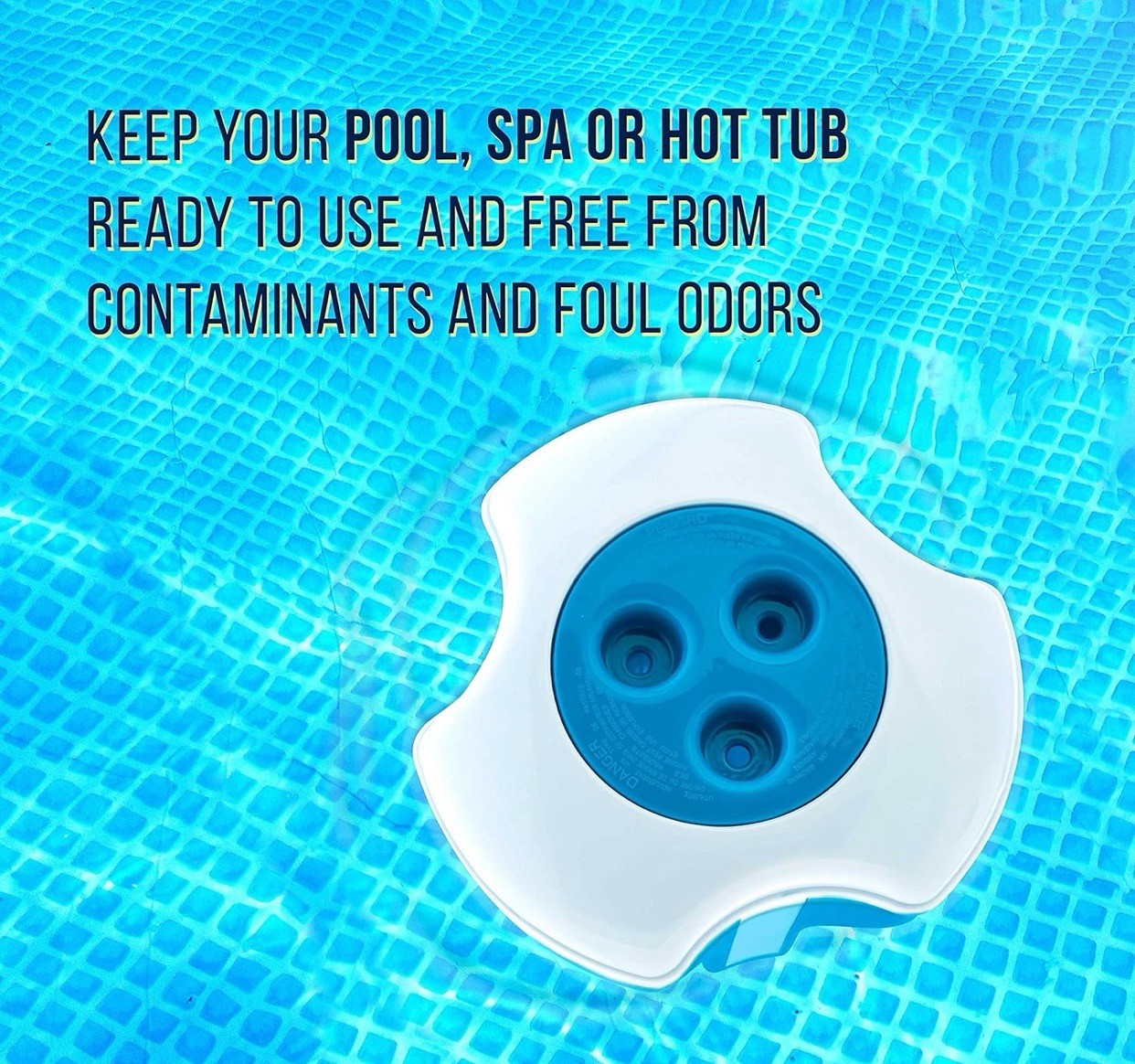 U.S. Pool Supply 7" Pool Floating Chlorine Chemical Dispenser with Thermometer