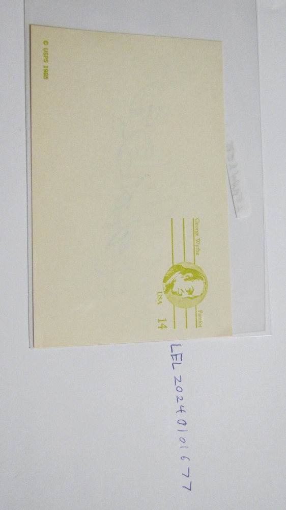 Leron Lee signed Postcard
