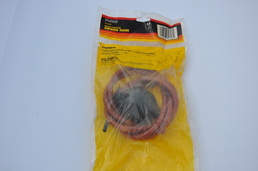 PLEWS 75-847 6 FT MULTI-PURPOSE SIPHON HOSE  - NEW IN PKG