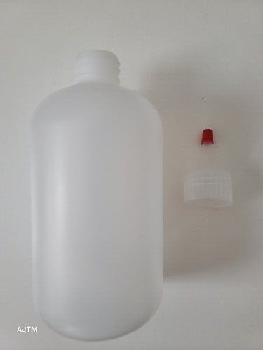 Industrial Container and Supply Company, Glue Bottle & Lid, Pint/16 oz, Natural