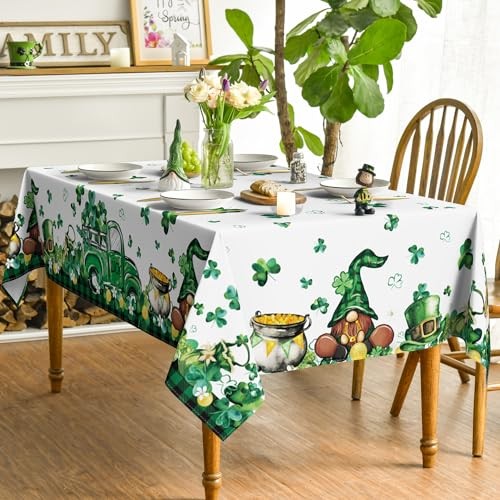 St. Patrick's Day Rectangular Tablecloth 60×120 60" x 120" (Rectangular) Green