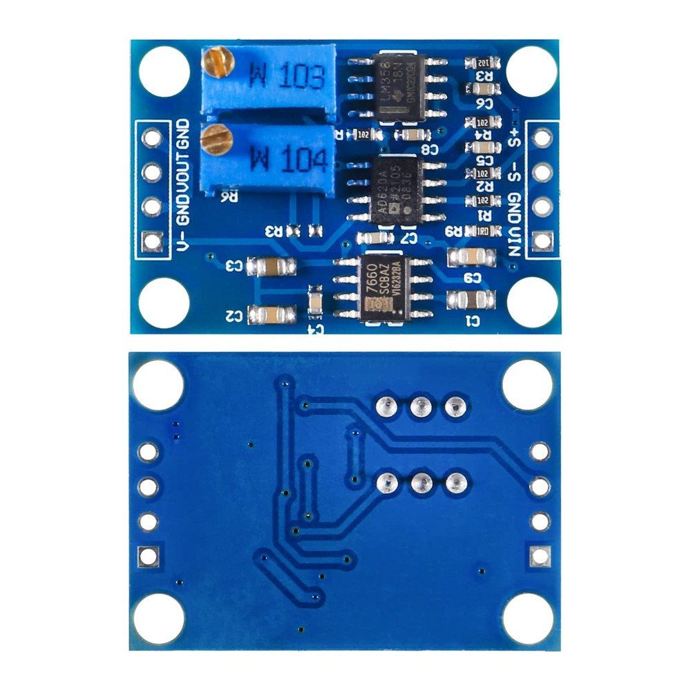 2pcs Voltage Amplifier Module AD620 Instrumentation Signal...
