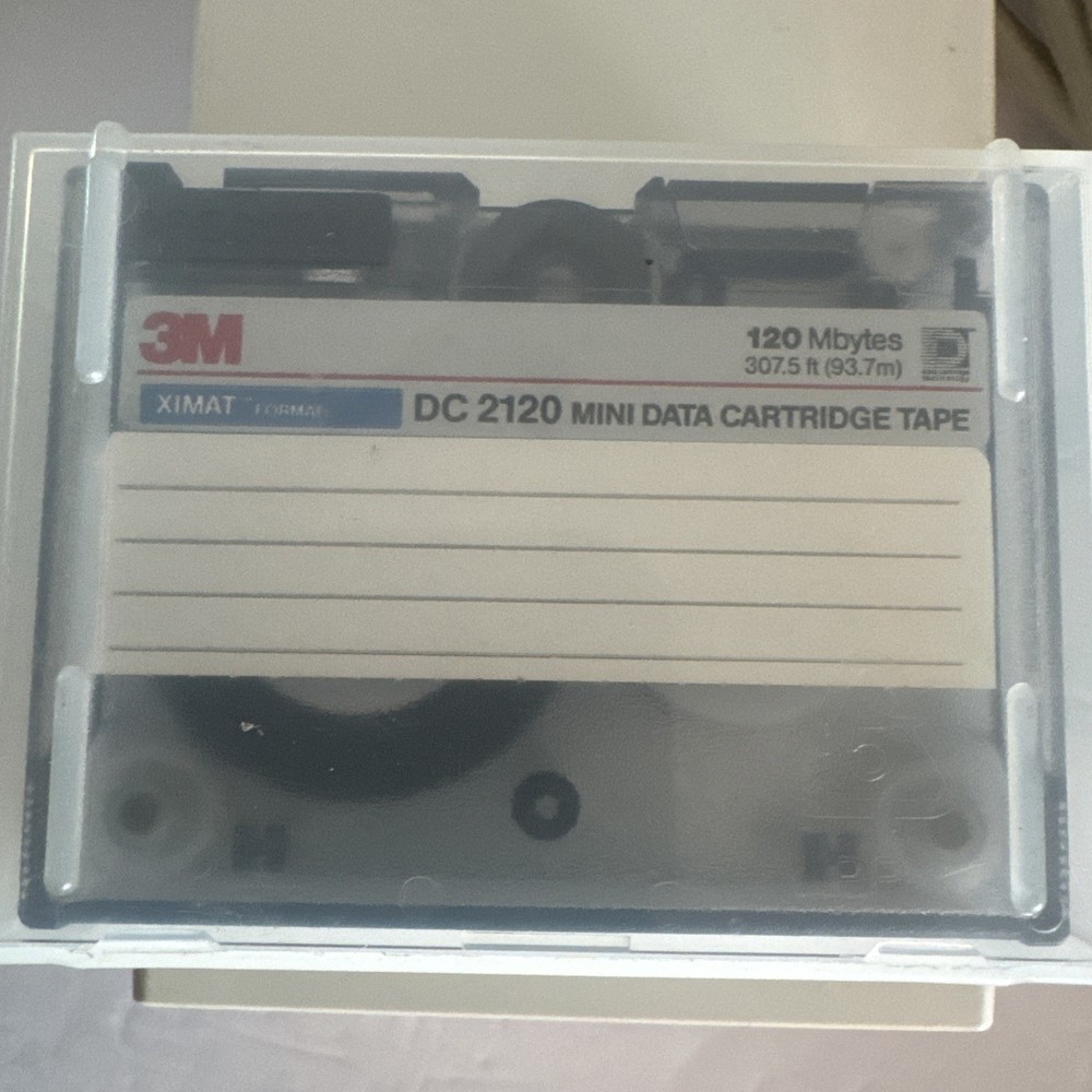 Colorado Trakker 250MB External Tape Backup System with serial cable power cable