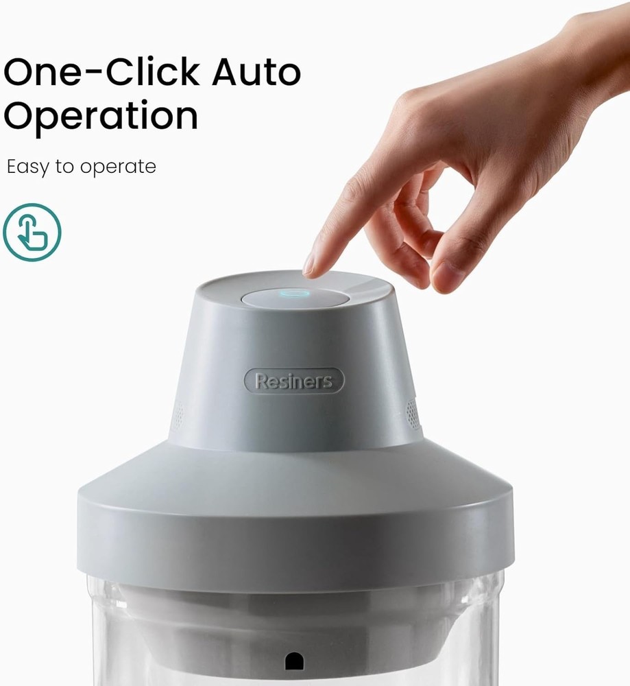 Automatic Resin Bubble Remover - Fast, Quiet, and Portable Degassing Machine