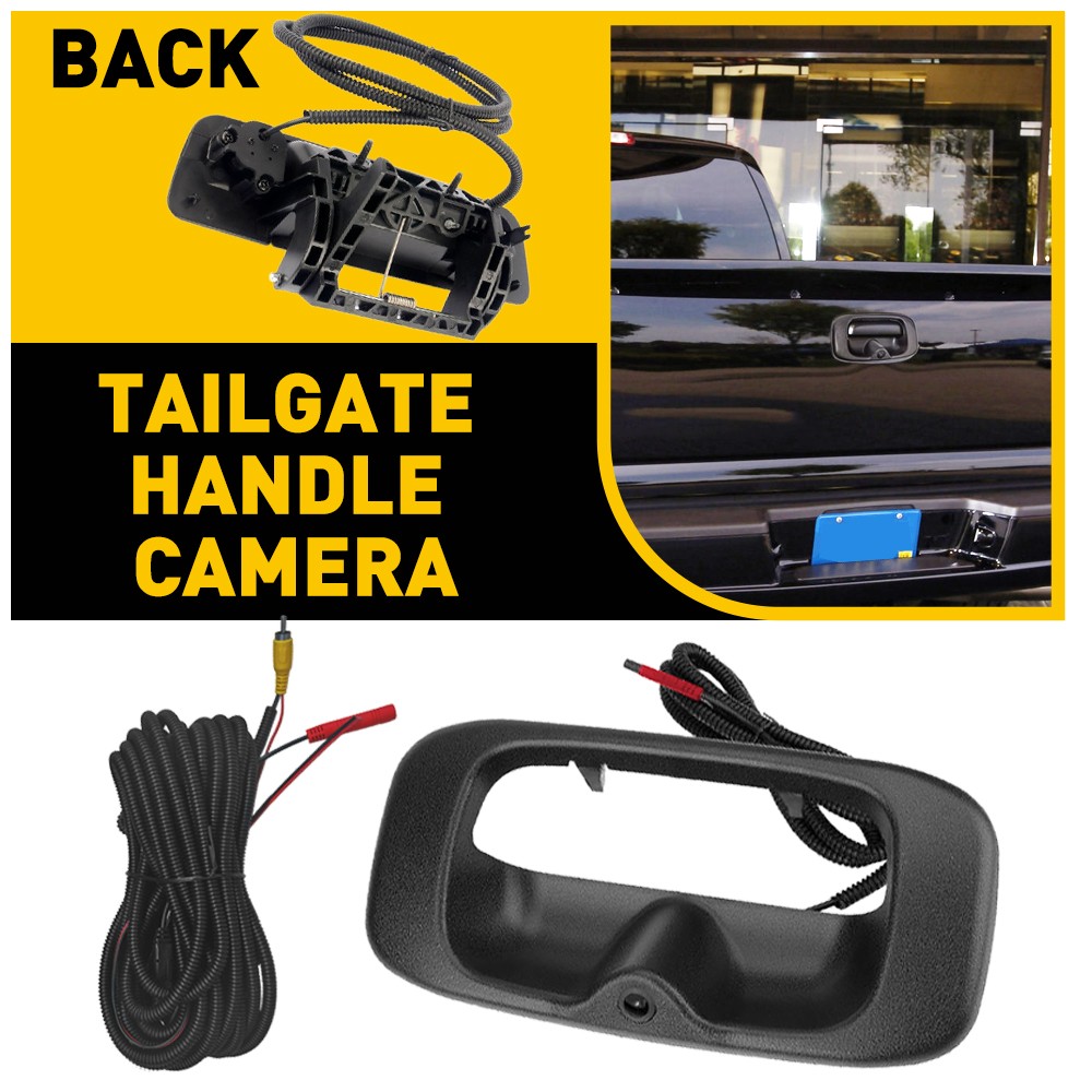 FOR CHEVY SILVERADO 1999 2000 2001-06 TAILGATE Door HANDLE REVERSE BACKUP CAMERA