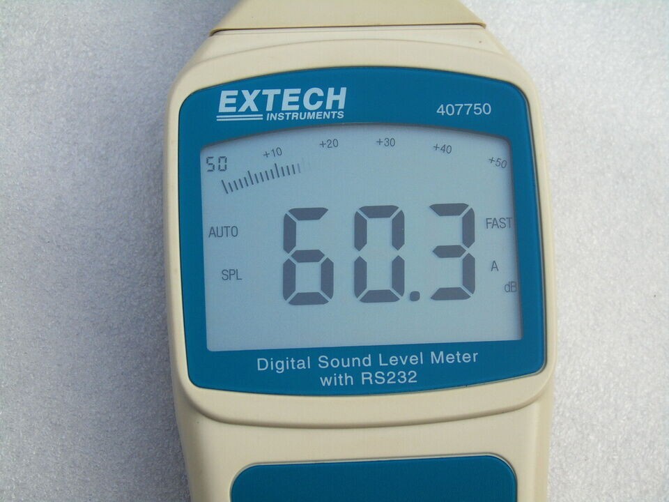 NOS Extech Instruments Digital Sound Level Meter 407750 with RS232