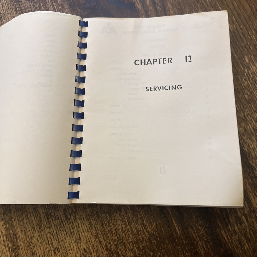 Boeing 727 Ramp Maintenance Manual