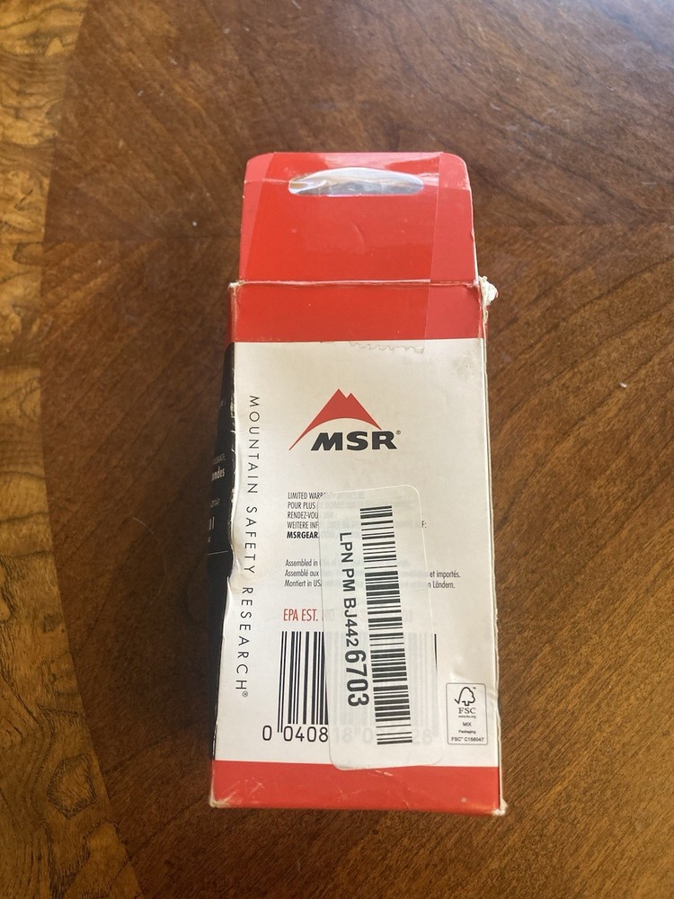 MSR TRAILSHOT REPLACEMENT FILTER AND MAINTENANCE KIT New Open Box