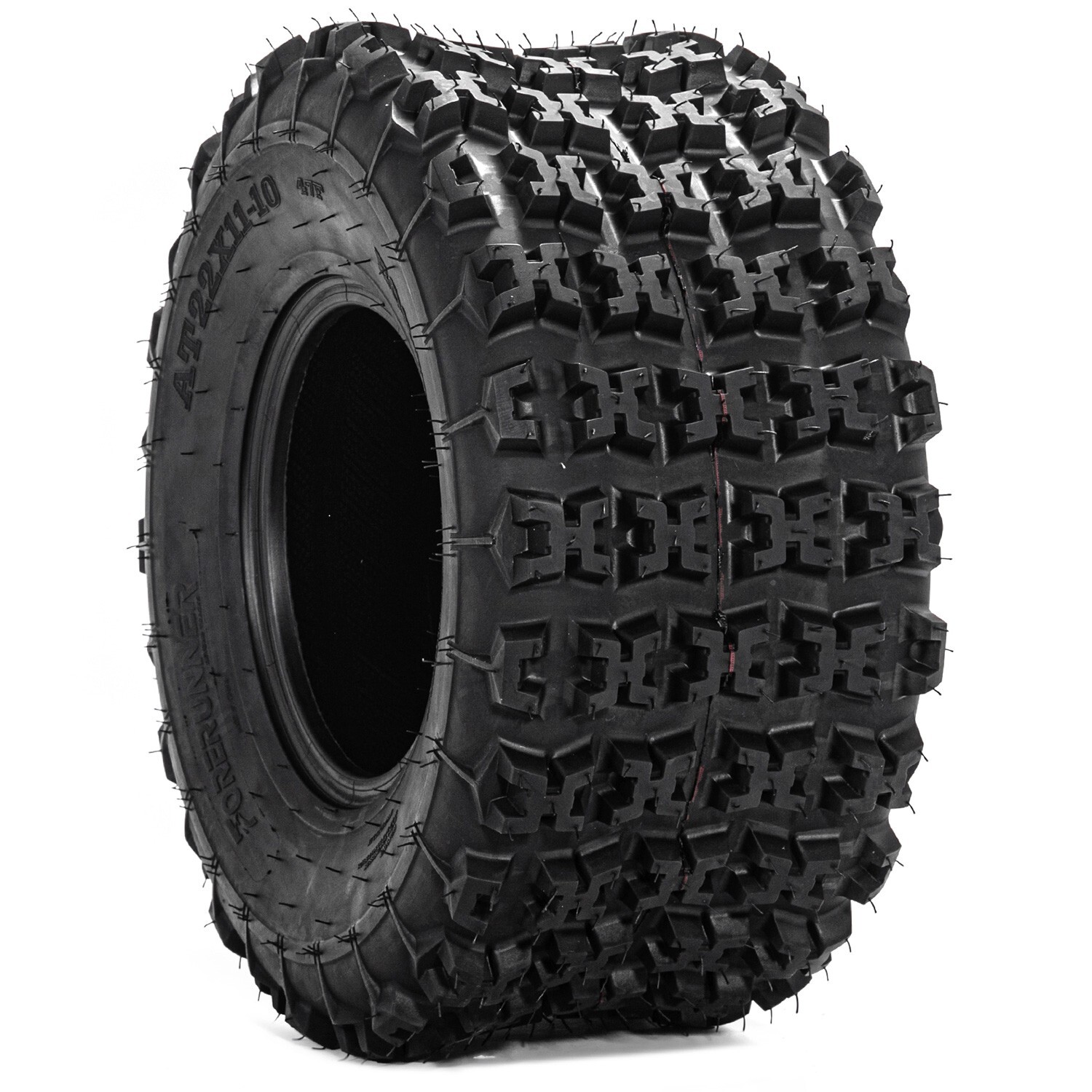 Set 2 Rear 22x11-10 ATV Tires 6PR 22x11x10 UTV All Terrain 22 11 10 Tubeless 22"