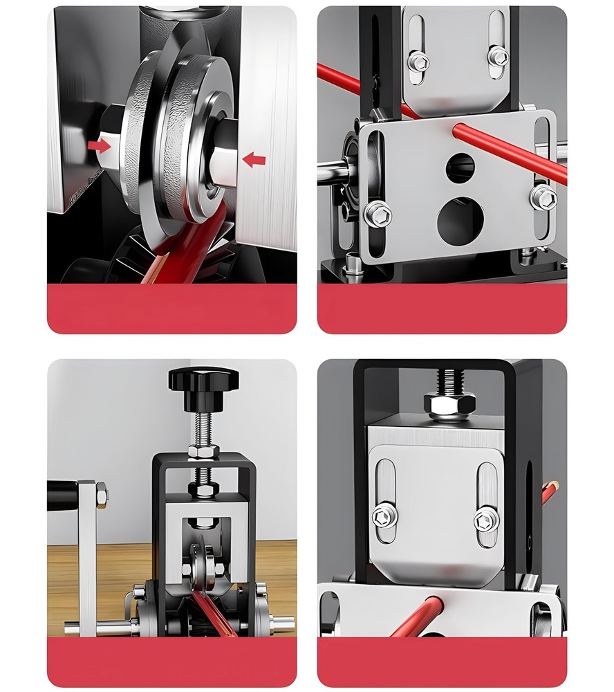 Manual Wire Stripping Machine Powered Copper Black