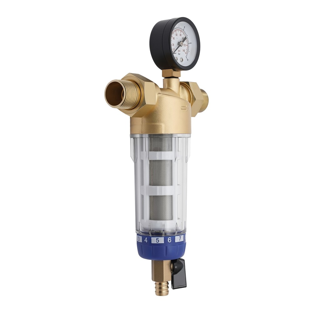 Water Filter, Flushable Prefilter, Reusable and Flushable Pre-Filtration System