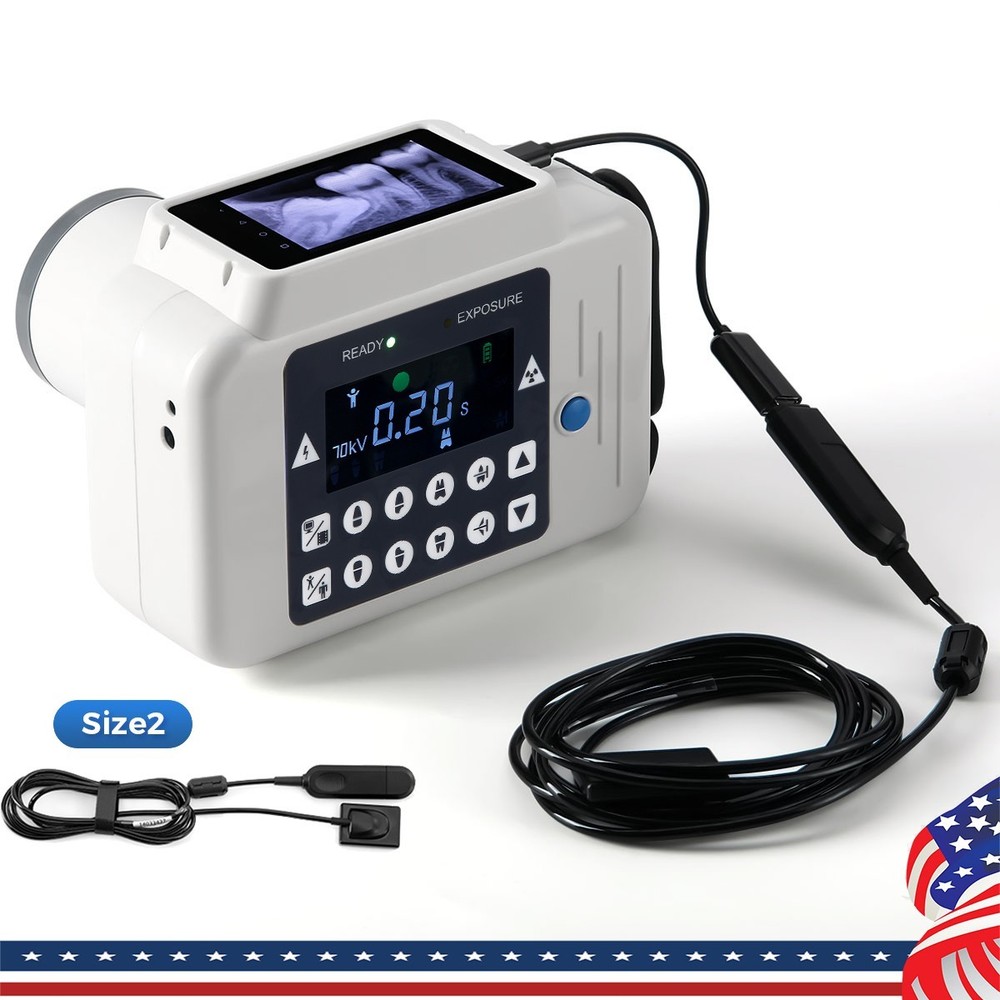 Portable Dental X Mobile Ray Digital Machine High Frequency NO Shield+Sensor S2