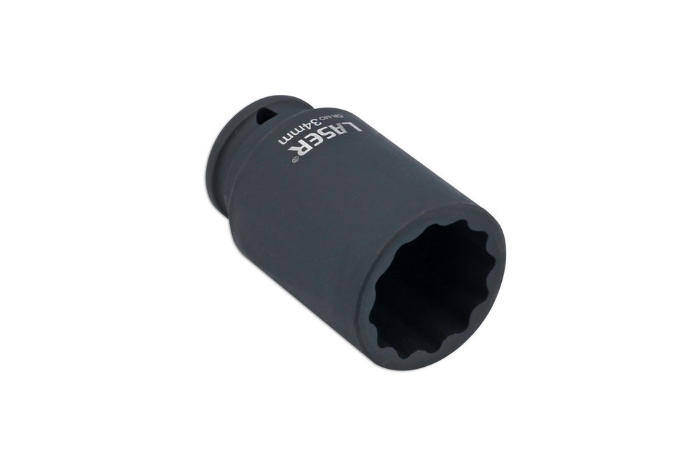 Laser Tools Hub Nut Socket 1/2"D 34mm 8738