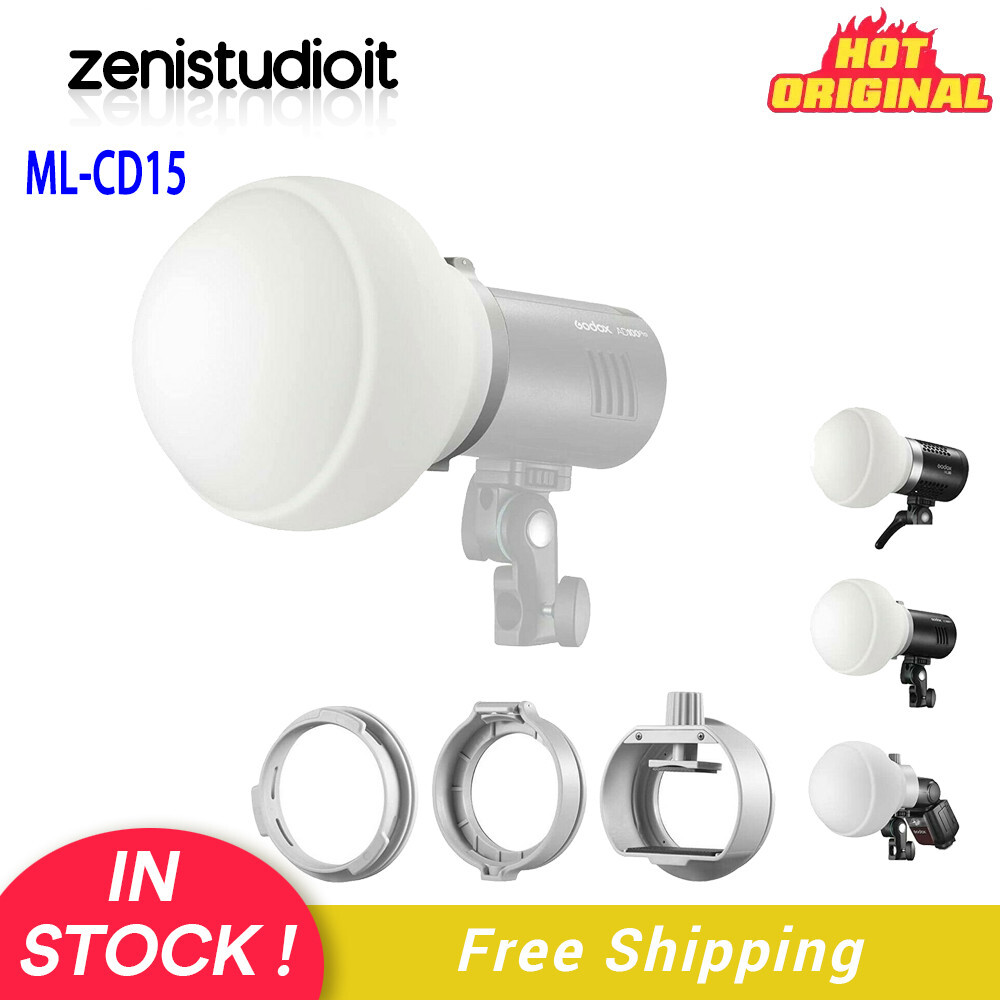 US Godox ML-CD15 Flash Diffuser Dome Kit Fr AD100 AD200 V1 V860III ML30 AD400pro