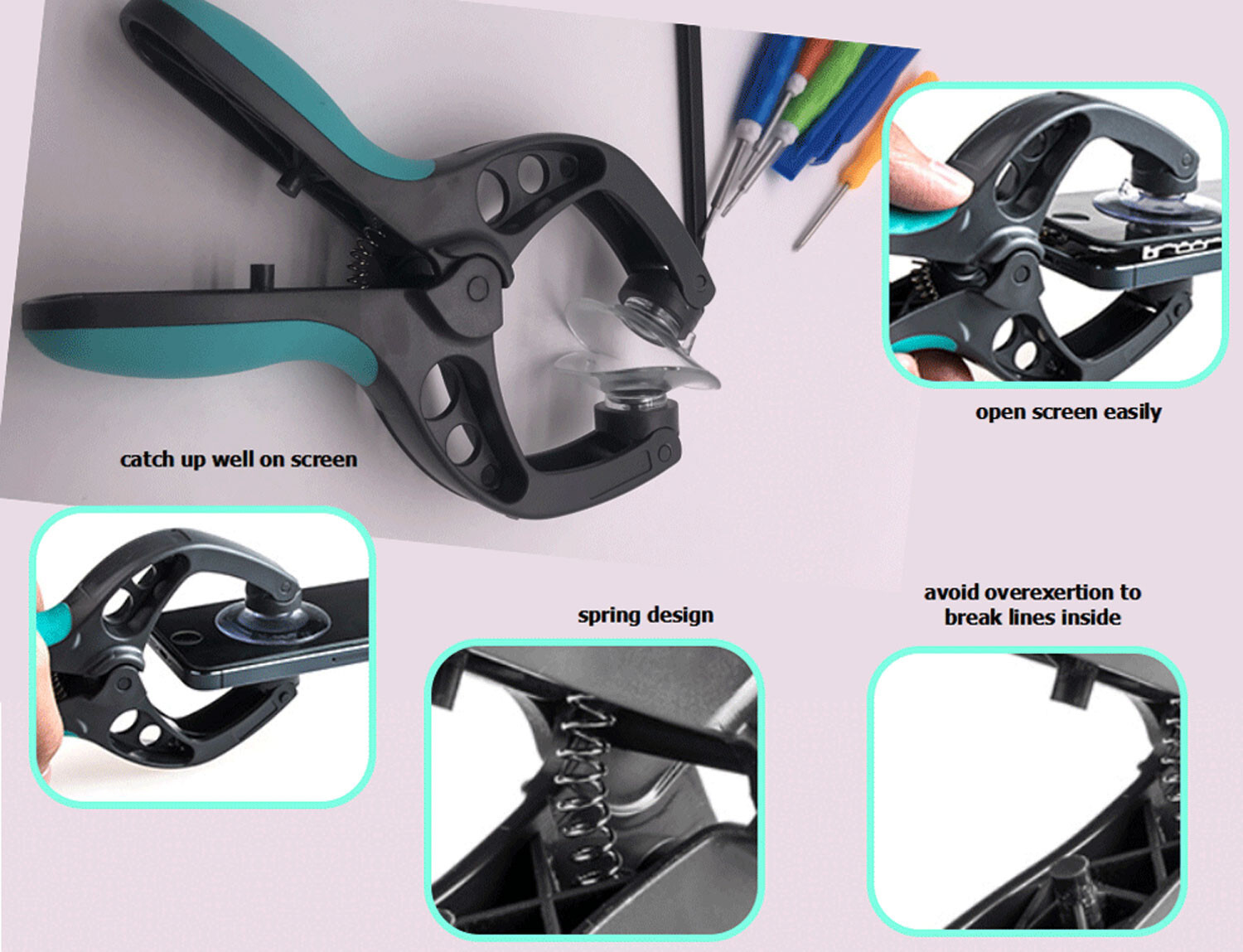 Mobile Cell Phone Screen Opening Repair Tool Kit Screwdriver for iPhone 13 14 15